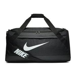 NEW Nike Brasilia Medium Black Duffel Bag